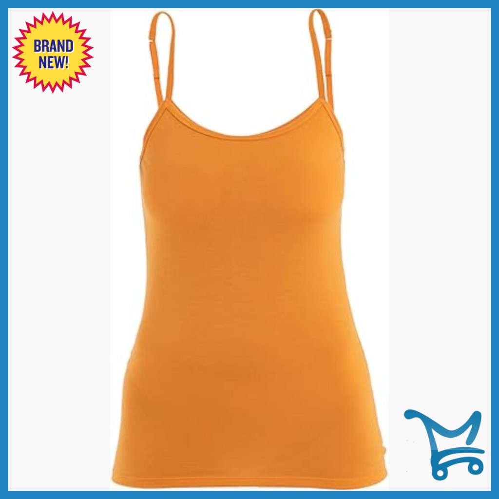 Merino Wool Cami Tank Top Adjustable Straps Slim Fit Layering